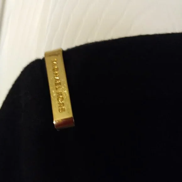 Michael Kors Black Wool Coat Women's Size 10 - Picture 3 of 6